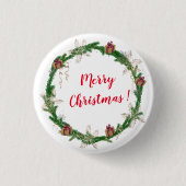Frohe Weihnachtsfeier Button (Vorderseite)