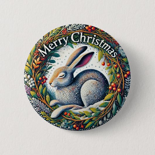 Frohe Weihnachtsfeier Button (Vorderseite)