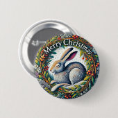 Frohe Weihnachtsfeier Button (Vorne & Hinten)