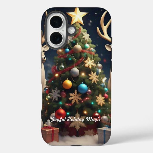 "Frohe Weihnachtsfeier" Case-Mate iPhone Hülle (Rückseite)