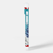 Frohe Weihnachtsfeier Case-Mate iPhone Hülle (Rückseite / Links)