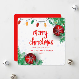 Frohe Weihnachtsfeier Feiertagskarte