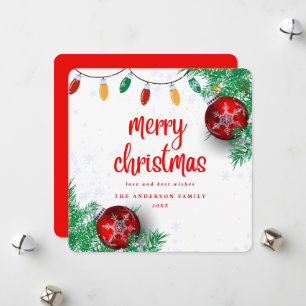 Frohe Weihnachtsfeier Feiertagskarte