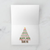 Frohe Weihnachtsfeier Feiertagskarte (Innenseite)