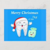 Frohe Weihnachtsfeier Feiertagspostkarte (Vorderseite)