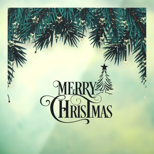 Frohe Weihnachtsfeier Fensteraufkleber (Blatt 3)