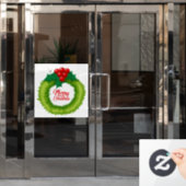 Frohe Weihnachtsfeier Fensteraufkleber (Büro Tür)