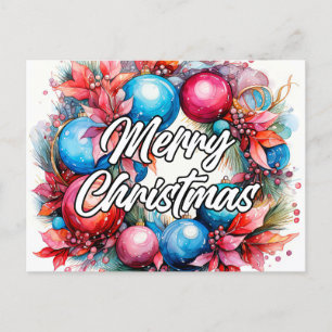 Frohe Weihnachtsfeier   FROHE FESTTAGE Postkarte