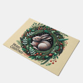 Frohe Weihnachtsfeier Fußmatte (Schrägansicht)