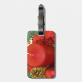 Frohe Weihnachtsfeier Gepäckanhänger (Rückseite vertikal)
