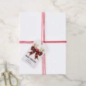 Frohe Weihnachtsfeier Geschenkanhänger (Mit Garn)