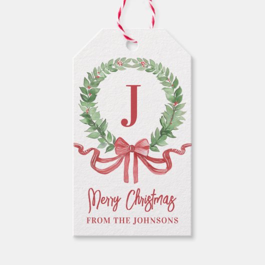 Frohe Weihnachtsfeier Geschenkanhänger (Vorderseite)