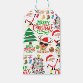 Frohe Weihnachtsfeier Geschenkanhänger (Rückseite)