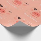 Frohe Weihnachtsfeier Geschenkpapier (Ecke)