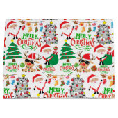 Frohe Weihnachtsfeier Große Geschenktüte (Vorderseite)