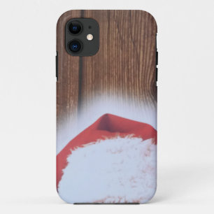 Frohe Weihnachtsfeier, Hut des Weihnachtsmanns iPhone 11 Hülle