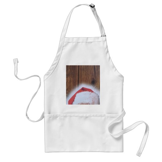 Frohe Weihnachtsfeier, Hut des Weihnachtsmanns Schürze (Vorne)