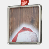 Frohe Weihnachtsfeier, Hut des Weihnachtsmanns Silbernes Ornament (Links)