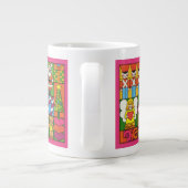 Frohe Weihnachtsfeier Jumbo-Tasse (Rückseite)