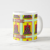 Frohe Weihnachtsfeier Jumbo-Tasse (Vorderseite Rechts)