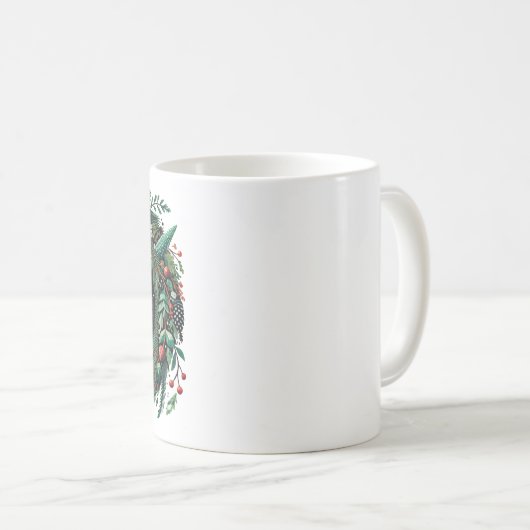 Frohe Weihnachtsfeier Kaffeetasse (VorderseiteRechts)