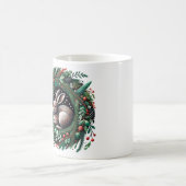 Frohe Weihnachtsfeier Kaffeetasse (Mittel)