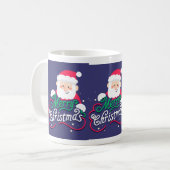 "Frohe Weihnachtsfeier" Kaffeetasse (Vorderseite Links)