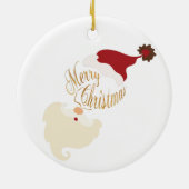 Frohe Weihnachtsfeier - Keramik Keramik Ornament (Hinten)
