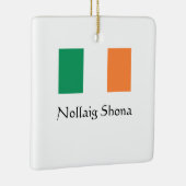 Frohe Weihnachtsfeier Keramikornament (Rechts)