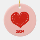 Frohe Weihnachtsfeier Kranz Ornament (Hinten)