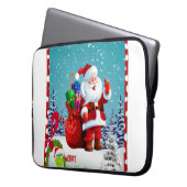 Frohe Weihnachtsfeier Laptopschutzhülle (Vorderseite Links)