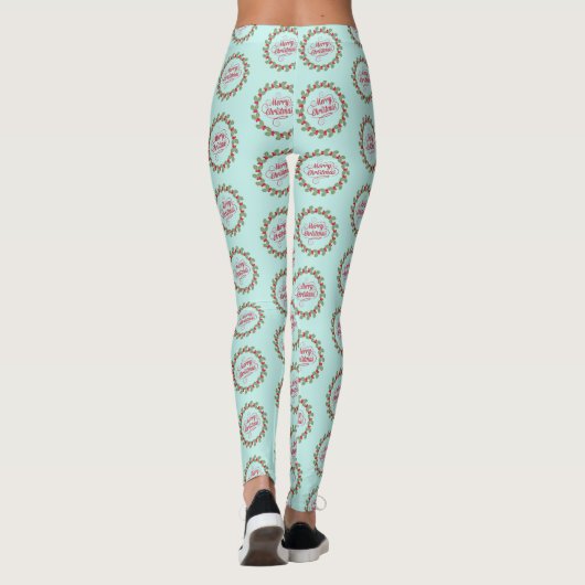 Frohe Weihnachtsfeier Leggings (Rückseite)