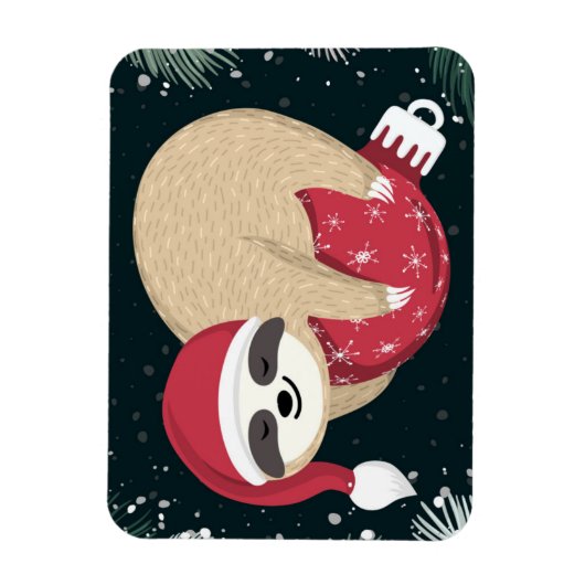 Frohe Weihnachtsfeier Magnet (Vertikal)