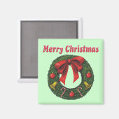 Frohe Weihnachtsfeier Magnet (Vorderseite/Rückseite)
