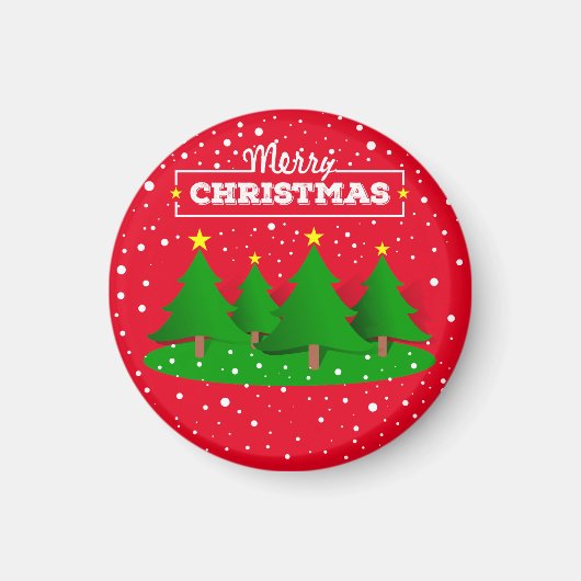 Frohe Weihnachtsfeier Magnet (Vorne)