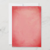 Frohe Weihnachtsfeier Monogram Feiertagskarte (Rückseite)