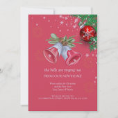 Frohe Weihnachtsfeier Neue Zuhause Moving Ankündigung (Vorderseite)