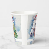 Frohe Weihnachtsfeier - Pappbecher (Links)