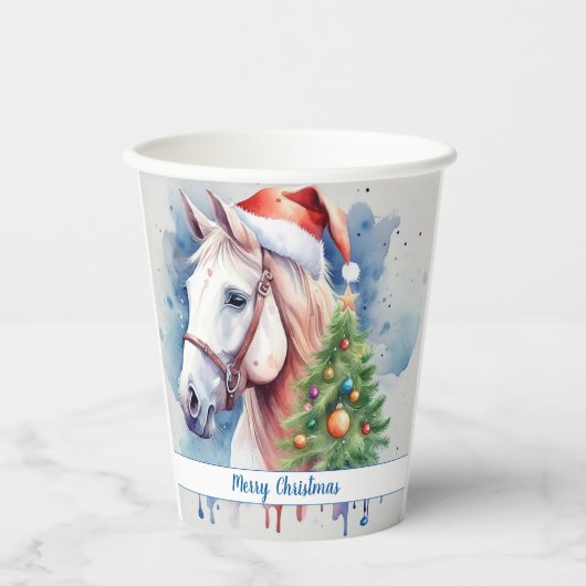 Frohe Weihnachtsfeier - Pappbecher (Vorderseite)