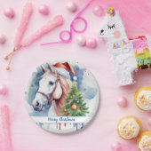 Frohe Weihnachtsfeier - Pappteller (Party)