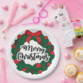 Frohe Weihnachtsfeier Pappteller (Party)