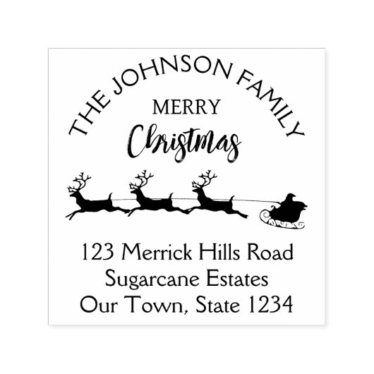 Frohe Weihnachtsfeier Permastempel (Design)