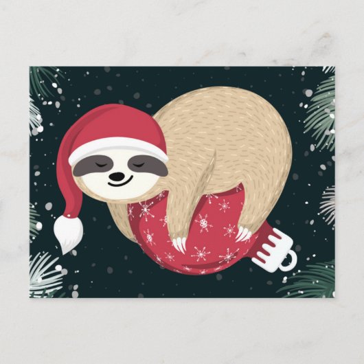 Frohe Weihnachtsfeier Postkarte (Vorderseite)