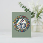 Frohe Weihnachtsfeier Postkarte (Stehend Vorderseite)