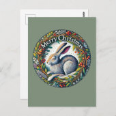 Frohe Weihnachtsfeier Postkarte (Vorne/Hinten)