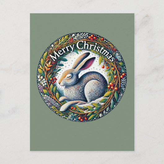 Frohe Weihnachtsfeier Postkarte (Vorderseite)