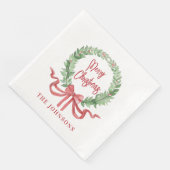 Frohe Weihnachtsfeier Serviette (Ecke)