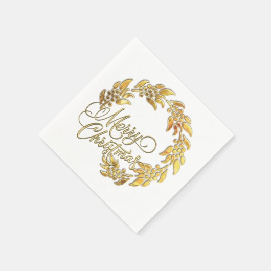 Frohe Weihnachtsfeier Serviette (Ecke)