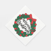 Frohe Weihnachtsfeier Serviette (Ecke)