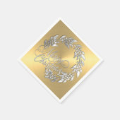 Frohe Weihnachtsfeier Serviette (Ecke)